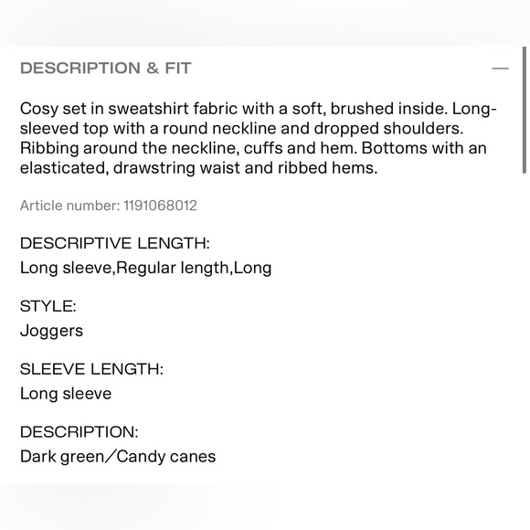 H&M Green Sweater with Red Set - Picture 4 of 4